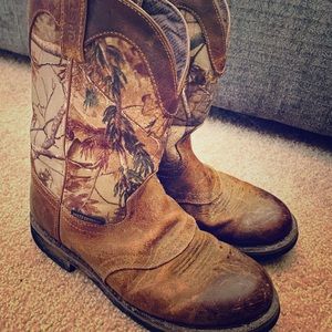 Justin Original Work Boots, Round Toe WP